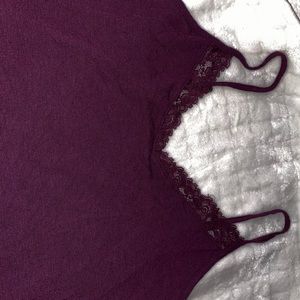 Cute purple crop top